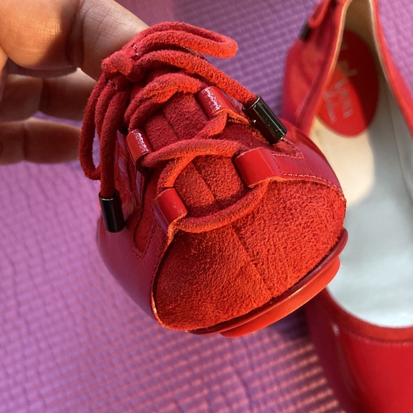 Maria Sharapova by Cole Haan: Ballet Flat w Nike Air cushion. Size 6.5 Red - Picture 4 of 12